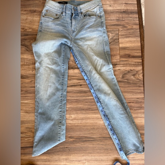 J.Crew Vintage Cropped Jeans women’s size 25 light denim mid-rise straight leg - Picture 9 of 9